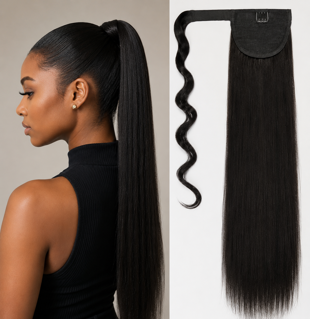 FLORA | STRAIGHT PONYTAIL